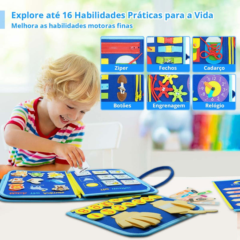 Aprender Brincando - Livro de Atividades Montessori